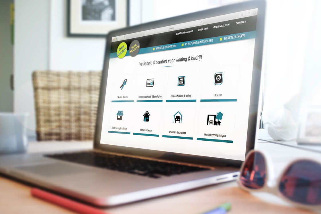 Design en uitwerking responsive website ontwikkeld in Wordpress CMS
