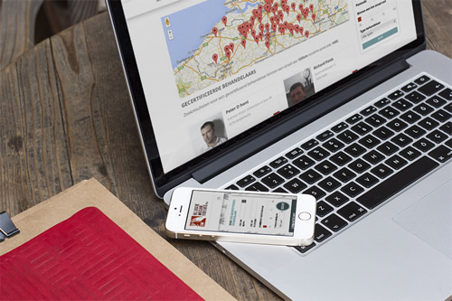 Uitwerking responsive website met registratiemodule en ledenzone