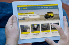 Responsive website met CMS-systeem waar u het aanbod aan tweedehands wagens van Auto 2000 te Halen kan raadplegen.