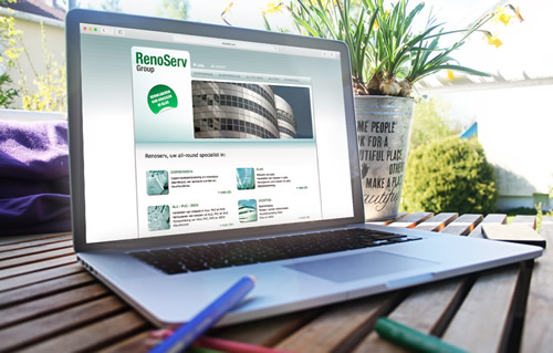 Website voor Renoserv te Hasselt, Limburg