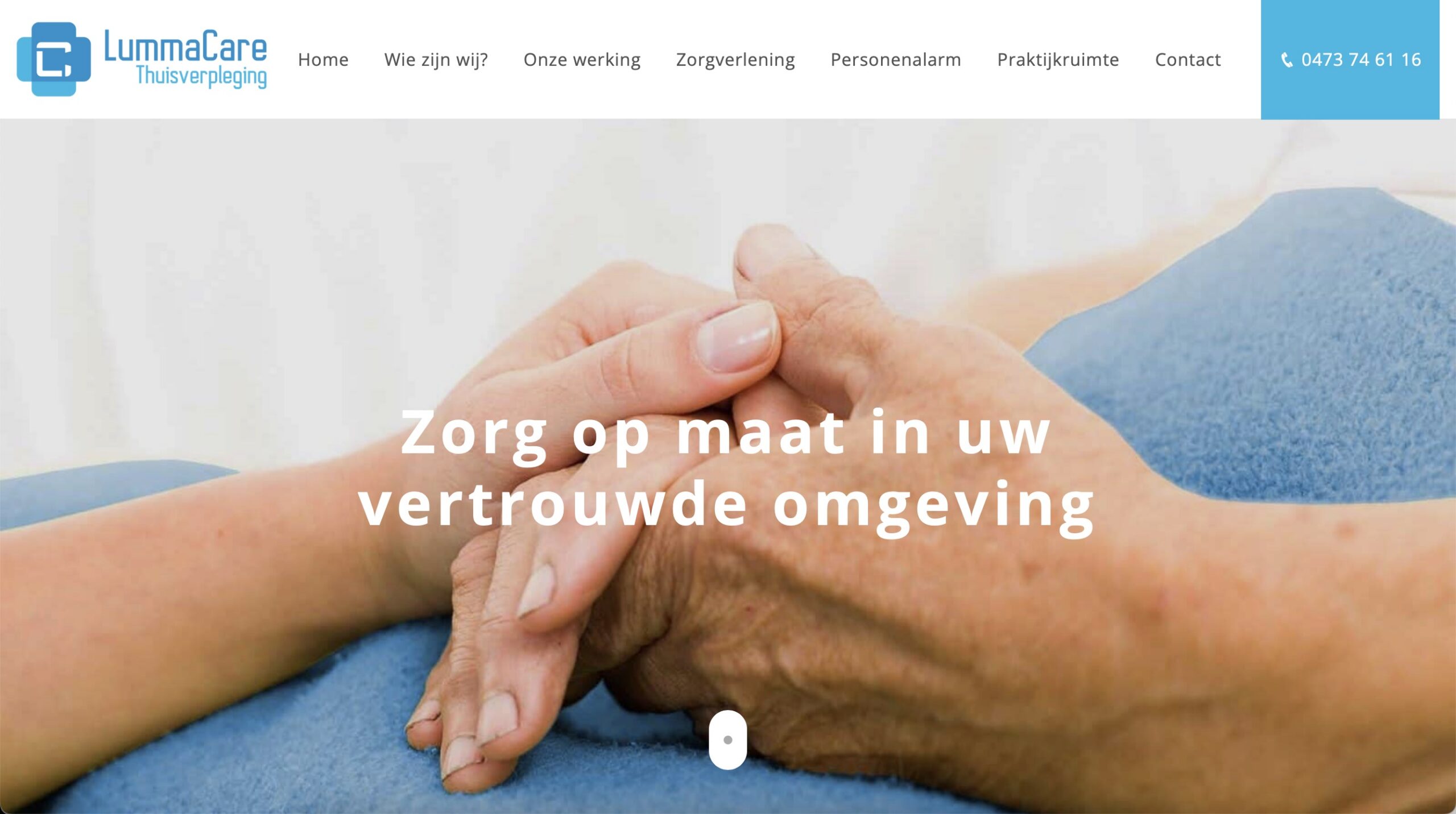 Websitepreview van LummaCare