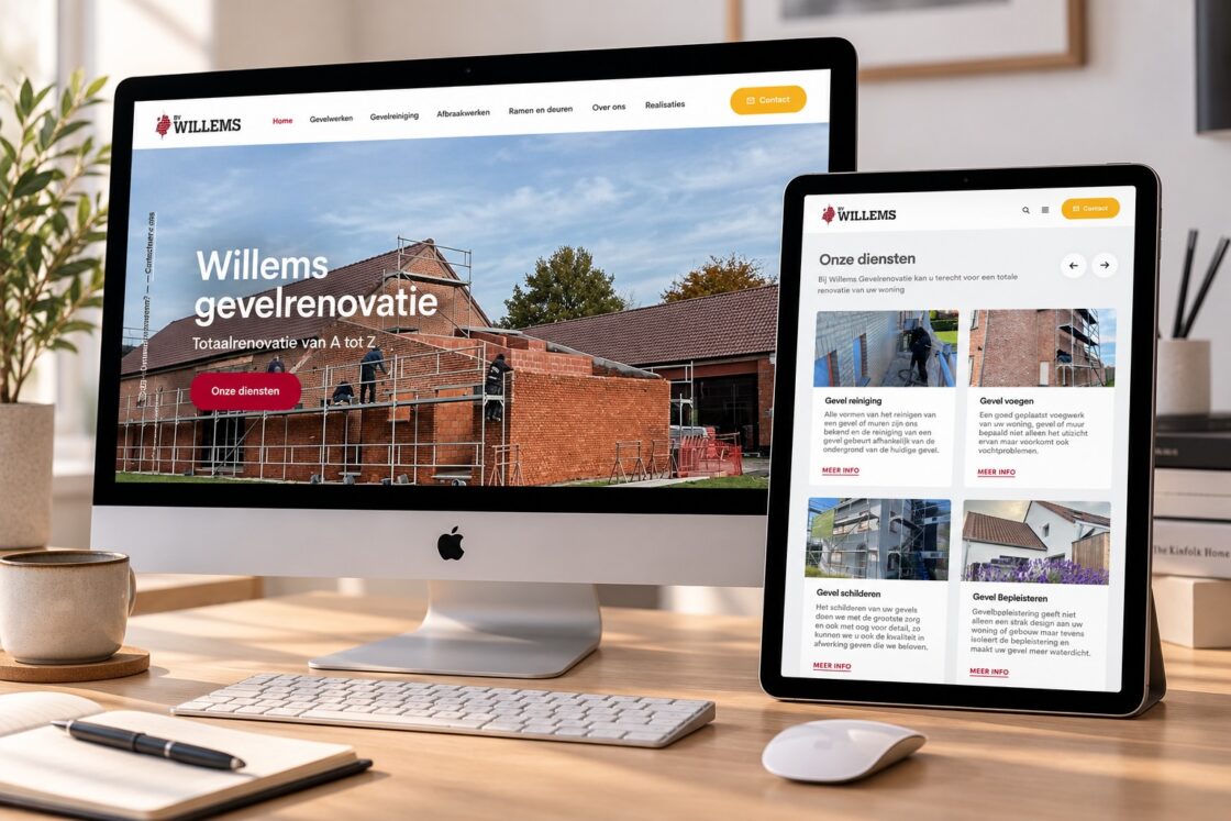 Willems Gevelrenovatie Wordpress Website Tessenderlo