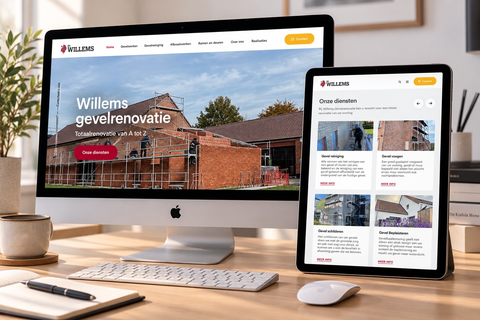 Projectbeeld van Willems Gevelrenovatie